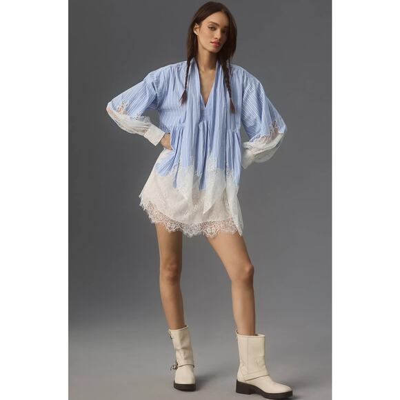 Anthropologie Dresses & Skirts - Anthropologie Maeve Mini Shirt Dress - New Size 14